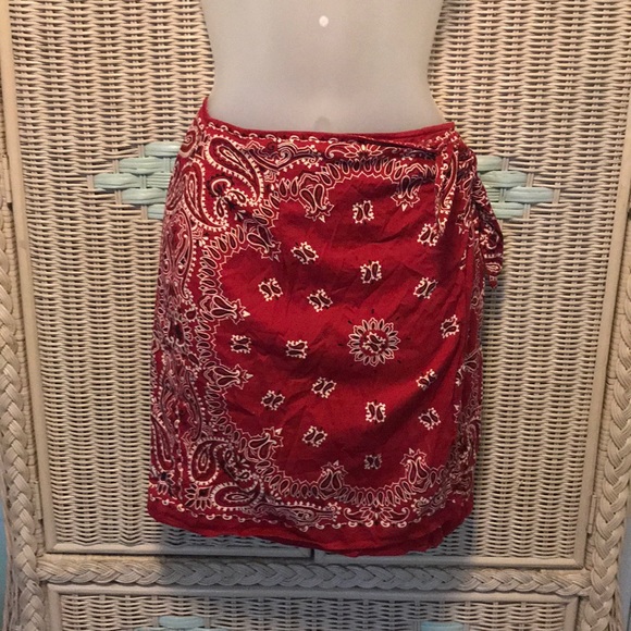 Ultra Pink Dresses & Skirts - Ultra Pink brand bandana wrap skirt.